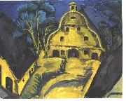 Ernst Ludwig Kirchner Estate Staberhof at Fehmarn oil on canvas